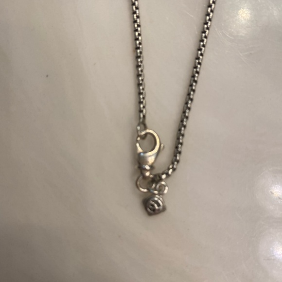 David Yurman Black Onyx & Diamond Necklace - Picture 3 of 9